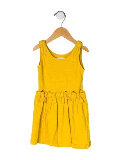 Pre-owned Chloé Babies' Sleeveless Dress In Yellow
