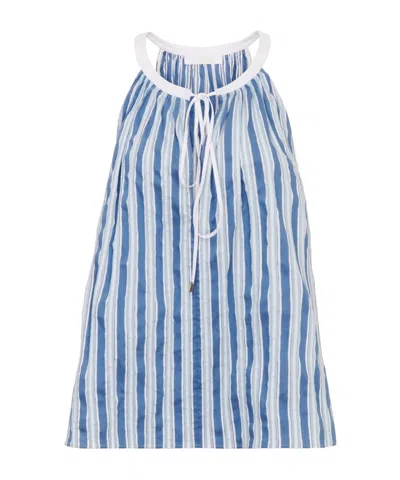 Chloé Sleeveless Shirt In Blue