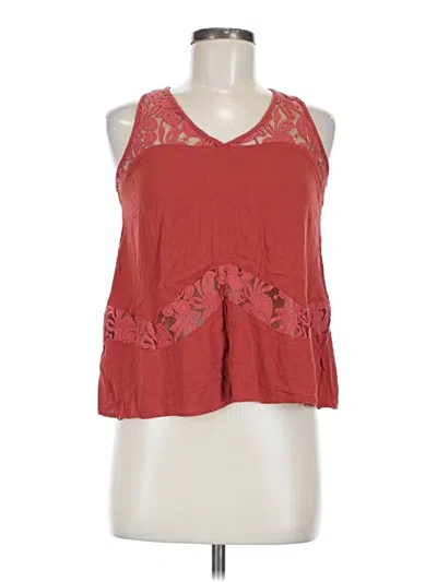 Pre-owned Chloé Sleeveless Top Red Halter Neckline Tops
