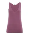 Chloé Chloe Women Light Purple Wool Tank Top In Purple