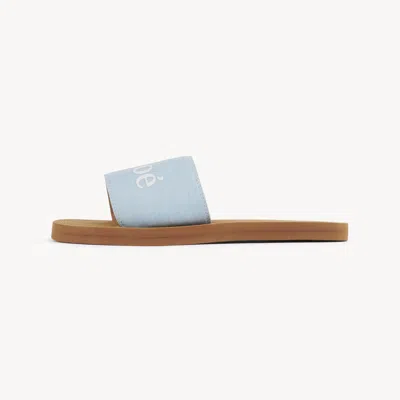 Chloé Mules Plates Fille Bleu Taille 28 100% Eva (ethylène - Vinyle - Acétate) In Blue