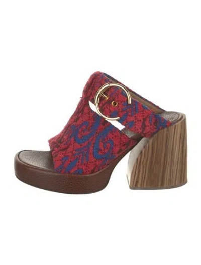 Pre-owned Chloé Slides In Multi