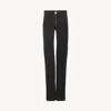 Chloé Belt Loop Jeans In Black