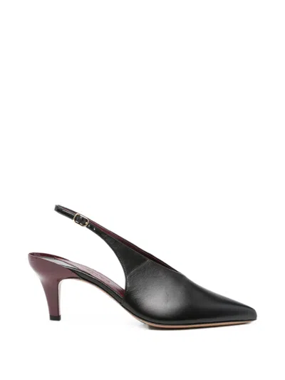 Chloé Slingback Pointed-toe Heeled Pumps In Black