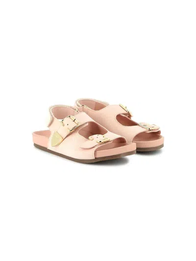 Chloé Kids' Slingback Slides In Pink