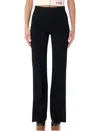 Chloé Pressed-crease Tailored Trousers In Black