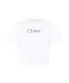 Chloé Slogan-print Cotton T-shirt In White