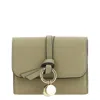 Chloé Chloe Small Alphabet Tri-fold Wallet In Green
