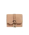 Chloé Small Alphabet Tri-fold Wallet In Nude
