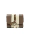Chloé Small Alphabet Wallet In Brown