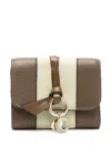 Chloé Small Alphabet Wallet In Brown