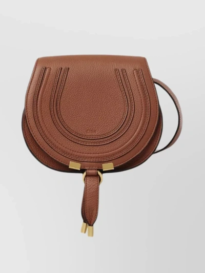 Chloé Small Bag With Adjustable Leather Strap In Brown