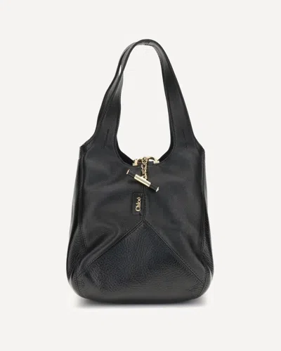 Chloé Small Balloon Shoulder Bag In Black
