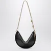 Chloé Icons Crescent Chain Shoulder Bag In Black