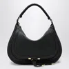 Chloé Small Black Leather Marcie Shoulder Bag Women In Black