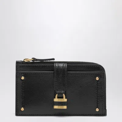 Chloé Small Black Paddington Coin Purse With Card Slots Women