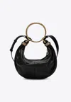 Chloé Chloe Bracelet Grained Leather Top Handle Bag In Black