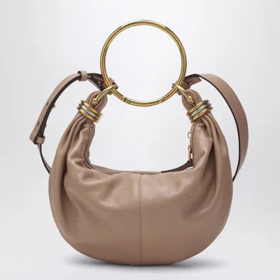Chloé Small Bracelet Hobo Bag Beige