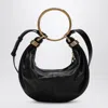 Chloé Bracelet Leather Top Handle Bag In Black