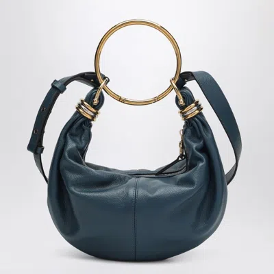 Chloé Small Bracelet Hobo Bag Blue Women
