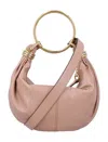Chloé Women Small Bracelet Hobo Bag In Grained Leather In Brown