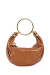 Chloé Bracelet Small Leather Shoulder Bag In Brown