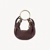 Chloé Small Leather Bracelet Top-handle Bag In Red