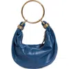 Chloé Small Bracelet Hobo Bag In Tapestry Blue