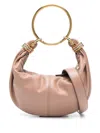 Chloé Women Small Bracelet Hobo Bag In Grained Leather In Multicolor