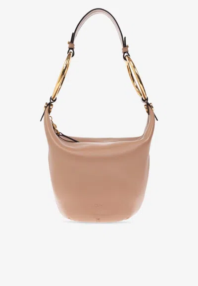CHLOÉ SMALL BRACELET LEATHER SHOULDER BAG