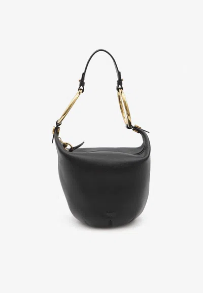 Chloé Small Buffalo Leather Bracelet Bag In Black
