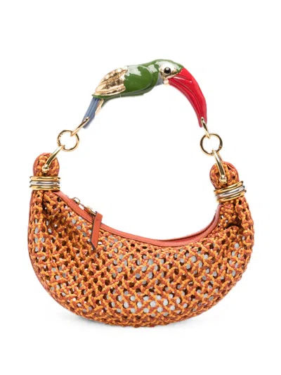 Chloé Small Bracelet Leather Shoulder Bag In Brown