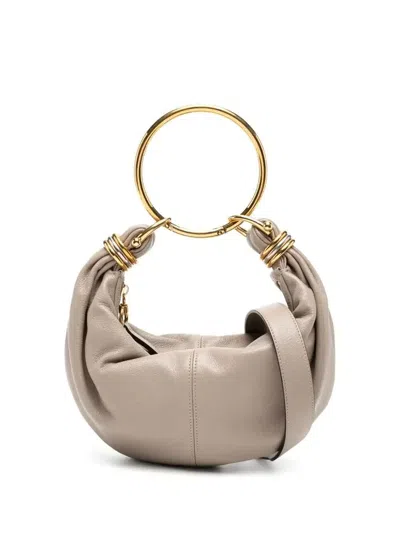 Chloé Small Bracelet Tote Bag In Neutrals