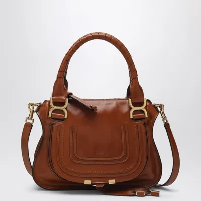 Chloé Leather Tote Bag In Brown