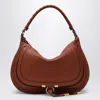 Chloé Small Brown Leather Marcie Shoulder Bag In Brown