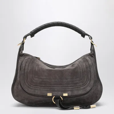 Chloé Small Brown Suede Marcie Bag