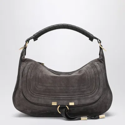 Chloé Small Brown Suede Marcie Bag