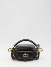 Chloé Leather Camera Handbag Adjustable Strap In Black