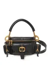 Chloé Leather Camera Handbag Adjustable Strap In Black