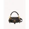 Chloé Chloe Small Camera Bag In Shiny Leather In Black