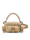 Chloé Small Camera Bag In Shiny Leather In Brown
