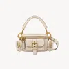 Chloé Small Camera Bag In Shiny Leather Beige Size Onesize 100% Bubalus Bubalis, Farmed, Coo Italy In Beige
