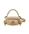 Chloé Small Camera Bag In Shiny Leather In Nude