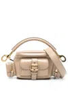 Chloé Small Camera Crossbody Bag In Neutrals