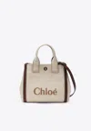 Chloé Small Carry Jacquard Canvas Tote Bag