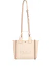 Chloé Small Carry Logo-embossed Canvas Tote Bag In Yellow