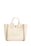 Chloé Small Carry Tote Bag In Canvas