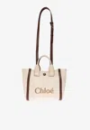Chloé Small Carry Tote Bag In White