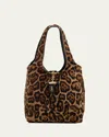 Chloé Small  Balloon Bag In Leopard Calf Hair In Animal Print