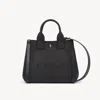Chloé Small  Carry Tote Bag In Canvas Black Size Onesize 100% Cotton In Black
